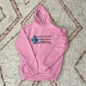 Pink Grey Sloan Memorial Hospital Sweatshirt size M!
